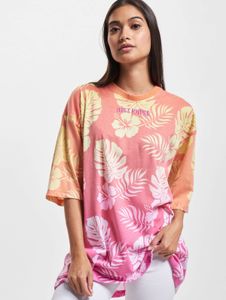 bequemes Just Rhyse Damen T-Shirt mit Baumwolle Rosa