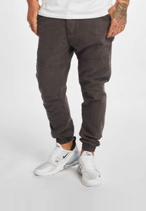 moderne Just Rhyse Herren Jeans Kordelzug Taschen mit Baumwolle Schwarz