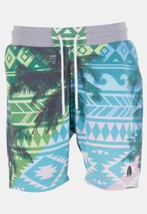 bequeme Just Rhyse Herren Shorts Grau/Grün/Blau