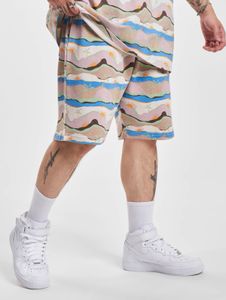 lässige Just Rhyse Herren Shorts Kordelzug Taschen mit Baumwolle Beige