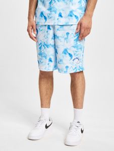 sommerliche Just Rhyse Herren Shorts Kordelzug Taschen Blau