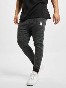 bequeme Just Rhyse Herren Hose Taschen Rippbündchen mit Baumwolle Schwarz