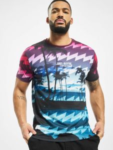 Casual Just Rhyse men's T-shirt, blue/red