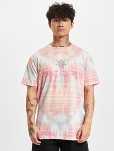 modernes Just Rhyse Herren T-Shirt Weiß/Bunt