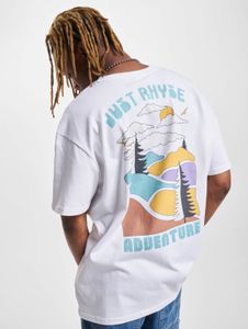 lässiges Just Rhyse Herren T-Shirt 240 g/m² mit Baumwolle Weiß