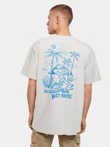 Comfortable Just Rhyse men's T-shirt, oversize, 240 g/m², cotton, grey