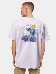 Comfortable Just Rhyse men's oversize T-shirt, 240 g/m², cotton, violet