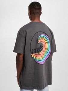 bequemes Just Rhyse Herren T-Shirt Oversize 240 g/m² mit Baumwolle Anthrazit