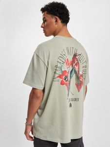 Comfortable Calvin Klein unisex oversize T-shirt, 240 g/m², cotton, green