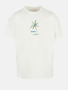 sportliches Just Rhyse Herren T-Shirt 240 g/m² mit Baumwolle Weiß