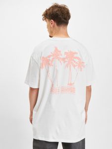 sportliches Just Rhyse Herren T-Shirt Oversize mit Baumwolle Weiß