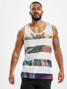 T-shirt homme Just Rhyse confortable, blanc/multicolore