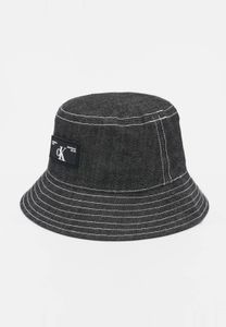 moderne Calvin Klein Unisex Cap Denim mit Baumwolle Schwarz