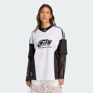 bequemes adidas Damen T-Shirt Weiß/Schwarz