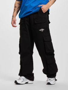 Jean Lost Youth pour homme, confortable, extensible, avec cordon de serrage et poches, en coton noir.