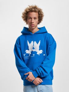 Felpa con cappuccio oversize da uomo Modern Lost Youth, 460 g/m² di cotone, blu