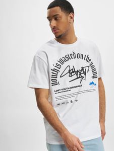 Modern Lost Youth men's T-shirt, oversize, 240 g/m², cotton, white