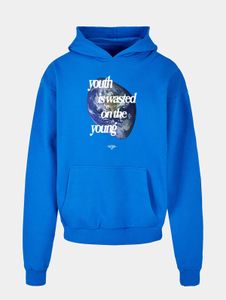 Comfortable Lost Youth men's hoodie, hooded, oversize, 460 g/m², cotton, blue