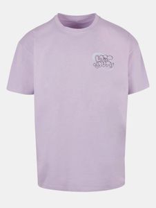 sportliches Lost Youth Herren T-Shirt Oversize 240 g/m² mit Baumwolle Violett