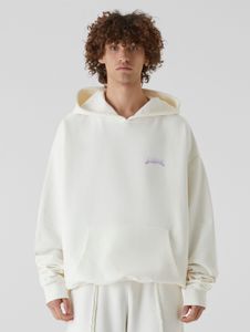 weicher Lost Youth Herren Hoodie Kapuze 460 g/m² mit Baumwolle Weiß