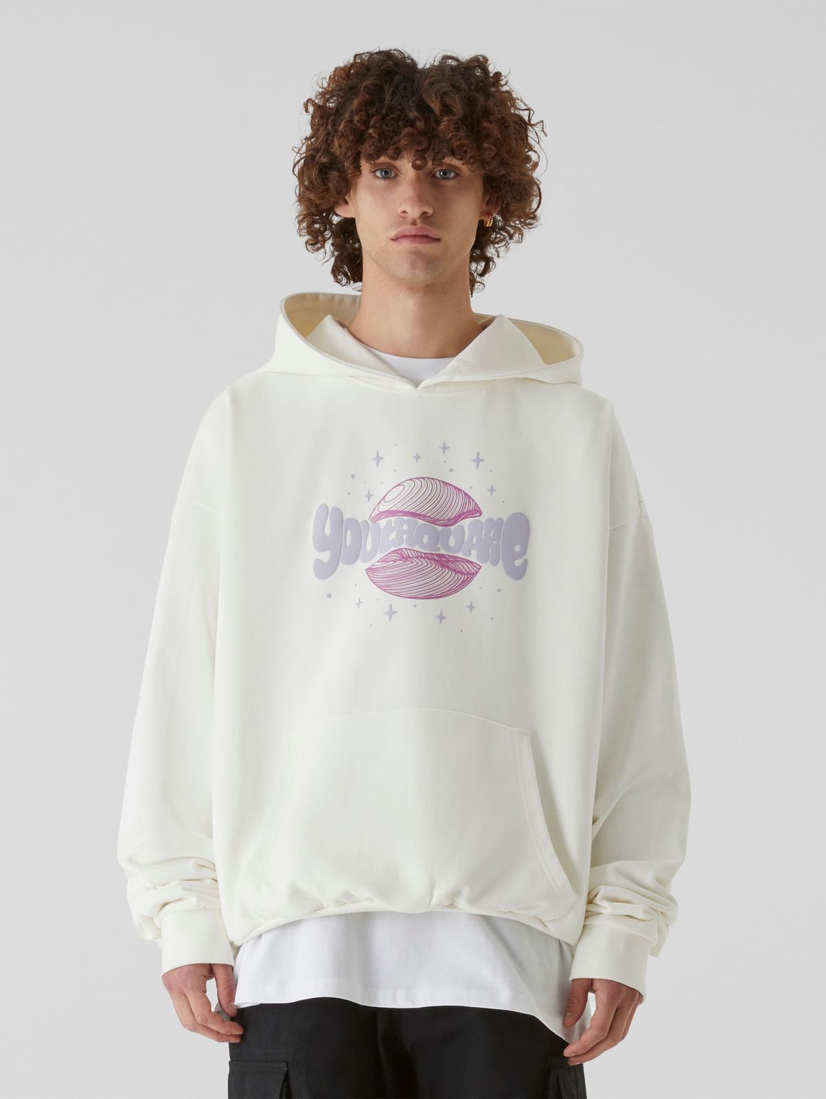 Lost Youth Herren Hoodie mit Kapuze und Baumwolle