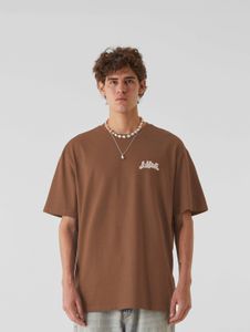 T-shirt da uomo Modern Lost Youth, oversize, 240 g/m², cotone, marrone