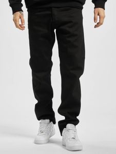 stylische Replay Herren Jeans Straight Fit Reißverschluss Taschen Schwarz