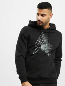 weicher Merchcode Herren Hoodie Kordelzug Rippstrick 250 g/m² mit Baumwolle Schwarz
