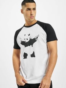 T-shirt homme Modern Merchcode 160 g/m² en coton blanc/noir