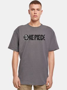 Cómoda camiseta oversize para hombre de Merchcode, 240 g/m², algodón, color antracita.
