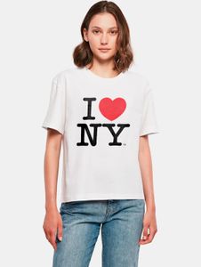 bequemes Merchcode Damen T-Shirt 200 g/m² mit Baumwolle Weiß