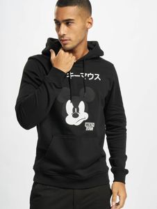 Sweat à capuche décontracté Merk Code pour homme, en coton noir