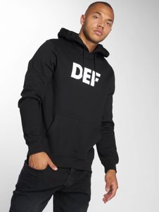 Felpa con cappuccio da uomo Modern Merchcode con coulisse, in maglia a coste 250 g/m² con cotone, colore nero.