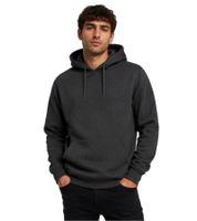 Casual MERCHCODE Men's Oversized T-Shirt with Front & Back Print – Black Cotton