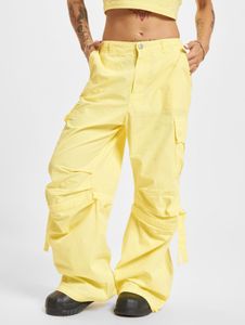 Jean Freddy pour femme, élégant, en coton jaune clair