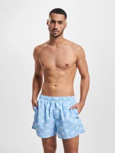 Pantalones casuales de hombre Lacoste con cordón ajustable y bolsillos, color azul.