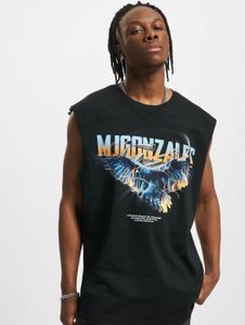 sporty MJ Gonzales men's T-shirt, oversize, 180-200 g/m², cotton, black