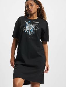 Lightweight MJ Gonzales women's oversized dress, 180 g/m², cotton, black