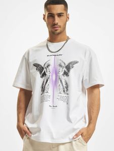 T-shirt casual oversize da uomo MJ Gonzales, 240 g/m², cotone, bianca