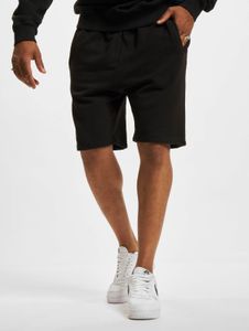 Short homme MJ Gonzales confortable, en coton noir, avec cordon de serrage et poches.