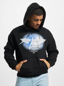 Modern MJ Gonzales men's hoodie, large hood, 460 g/m² cotton, black