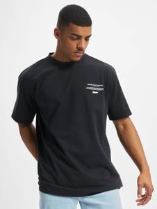 Camiseta deportiva para hombre MJ Gonzales, corte oversize, 240 g/m², algodón, color negro.