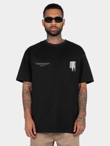 Casual MJ GONZALES men's oversized T-shirt, 240 g/m², cotton, black