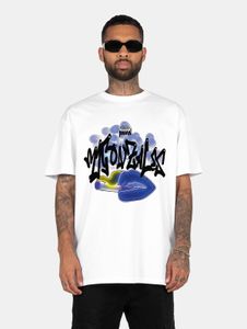 T-shirt oversize da uomo moderna di MJ Gonzales, 240 g/m², cotone, bianca