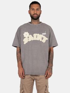 sportliches MJ Gonzales Herren T-Shirt Oversize 240 g/m² mit Baumwolle Grau