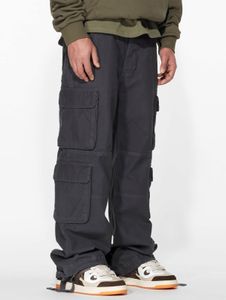 lässige MJ Gonzales Herren Jeans Taschen mit Baumwolle Grau