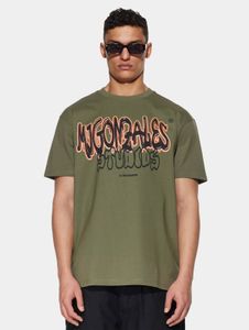 T-shirt oversize homme Modern MJ Gonzales, 240 g/m², coton, kaki