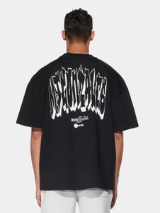 sportliches MJ Gonzales Herren T-Shirt Oversize 300 g/m² mit Baumwolle Schwarz