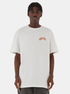 T-shirt homme MJ Gonzales, coupe oversize, 240 g/m², coton, blanc, style sportif