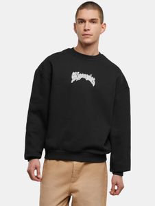 modernes MJ Gonzales Herren Sweatshirt Kordelzug Rippbündchen 300 g/m² mit Baumwolle Schwarz
